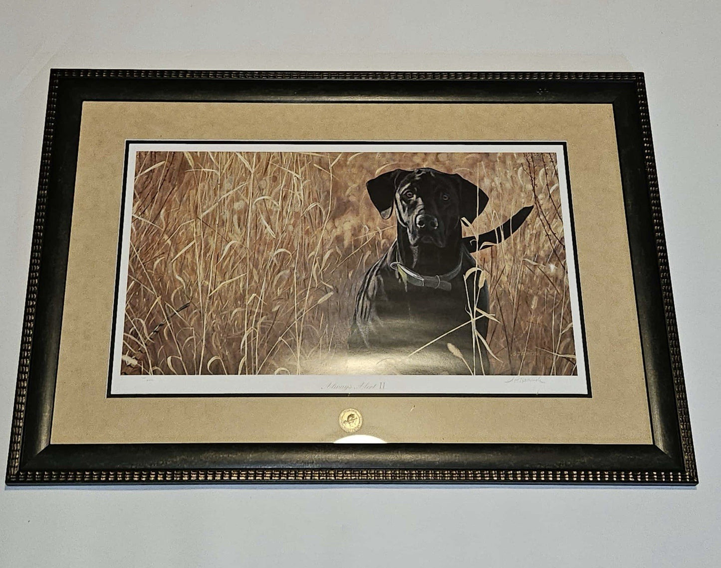 STEPHEN HAMRICK ALWAYS ALERT II (2) PRINT FRAMED/SIGNED/NUM ~ RARE