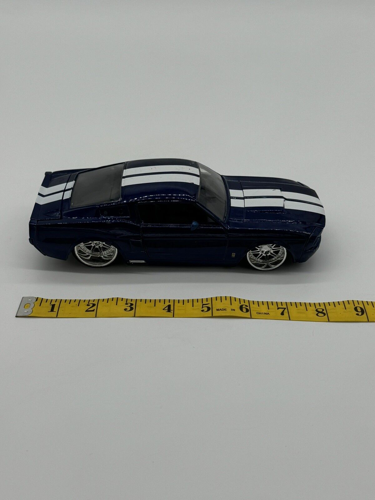 Jada 1:24 Big Time Muscle 1967 Shelby GT500 Blue Diecast Model Car 33865 New