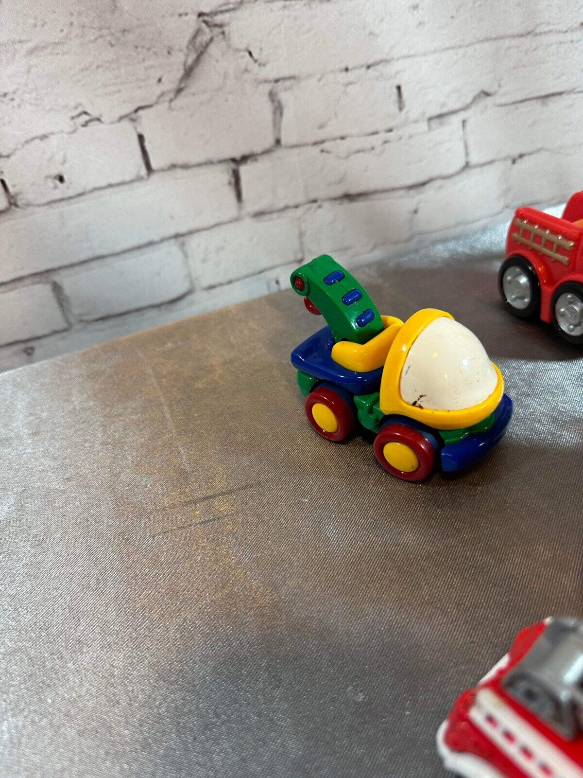 Vintage Lot of Mattel Fisher Price Little People & More Toy Vehicles