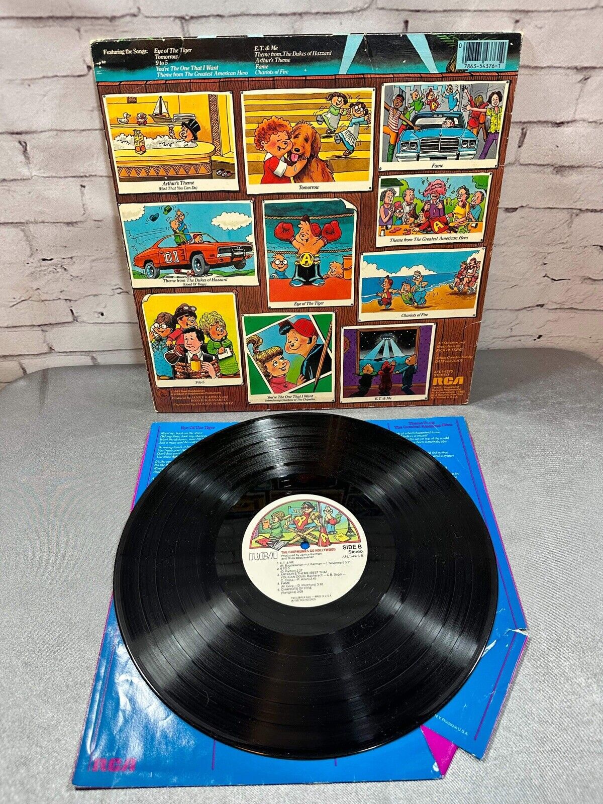 Vinyl LP - The Chipmunks go Hollywood