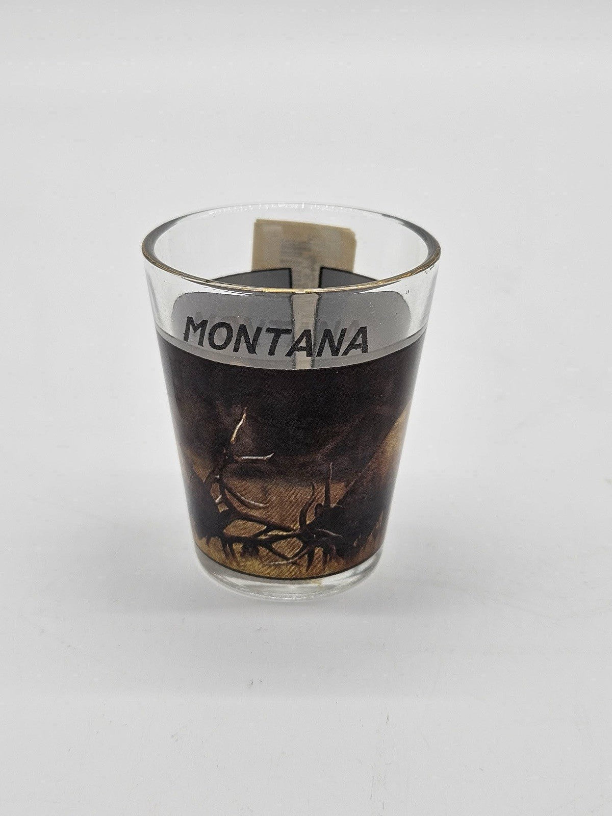 Montana Elk Wildlife Scenic Souvenir Shot Glass