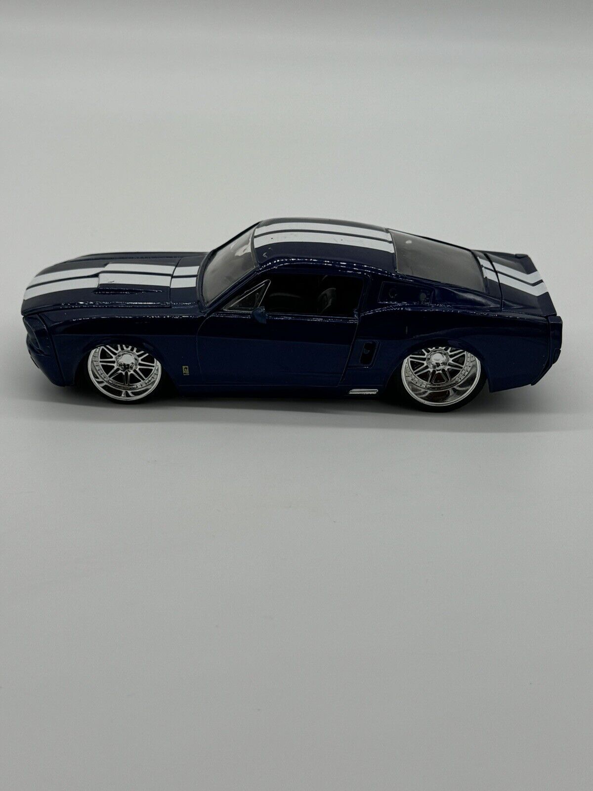 Jada 1:24 Big Time Muscle 1967 Shelby GT500 Blue Diecast Model Car 33865 New