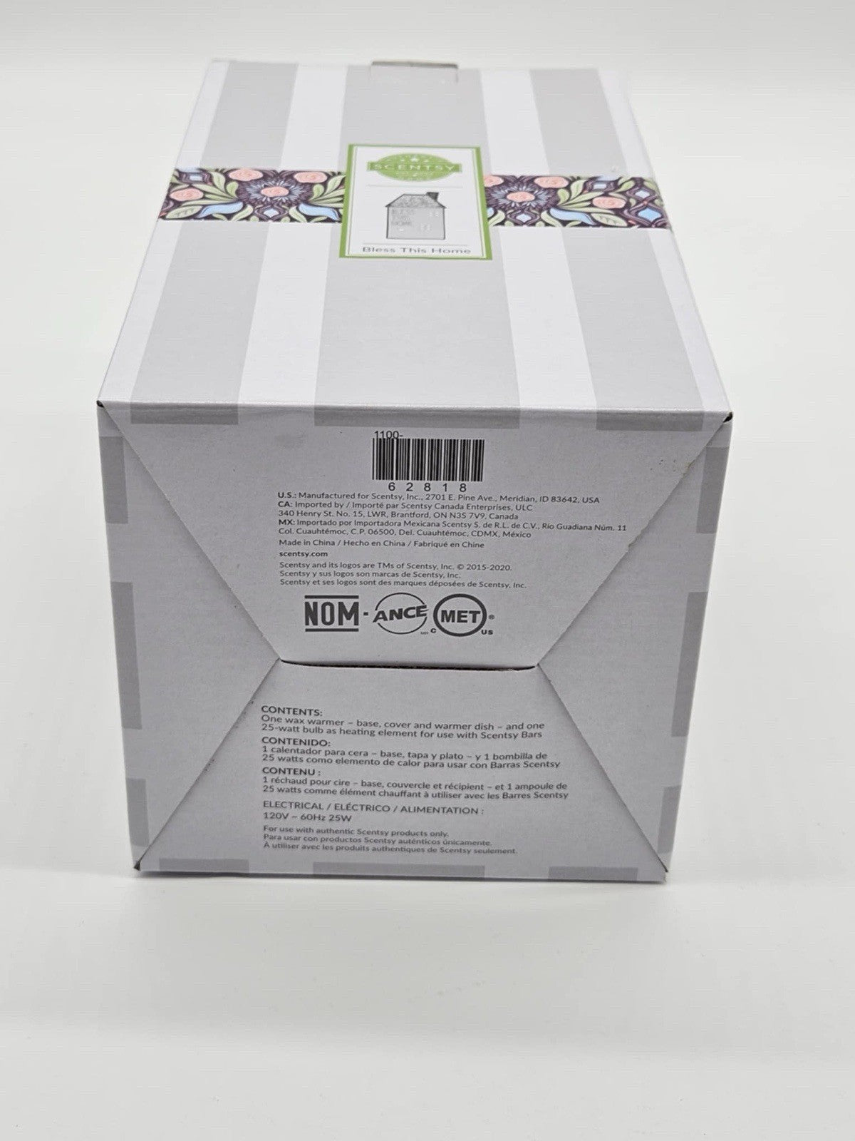 Scentsy BLESS THIS HOME Wax Warmer Rustic Primitive Decor 10" Tall