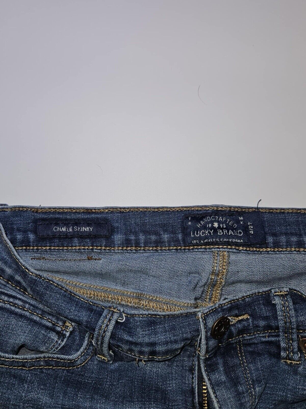 LUCKY BRAND Jeans Women’s 4/27 Charlie Skinny Made In USA