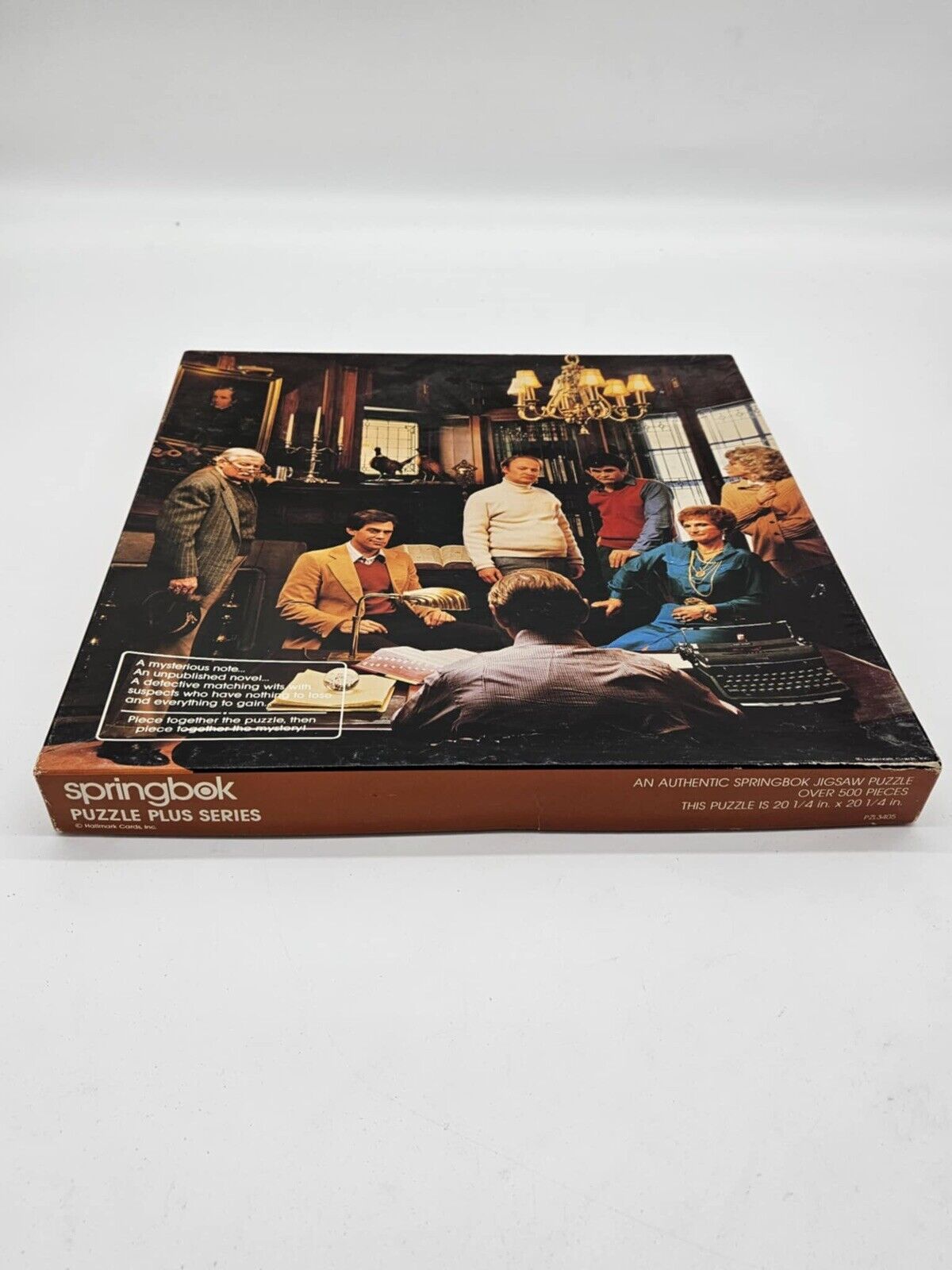 Vintage Springbok A Puzzle Most Murderous 500 Puzzle Mystery Murder w/ Book