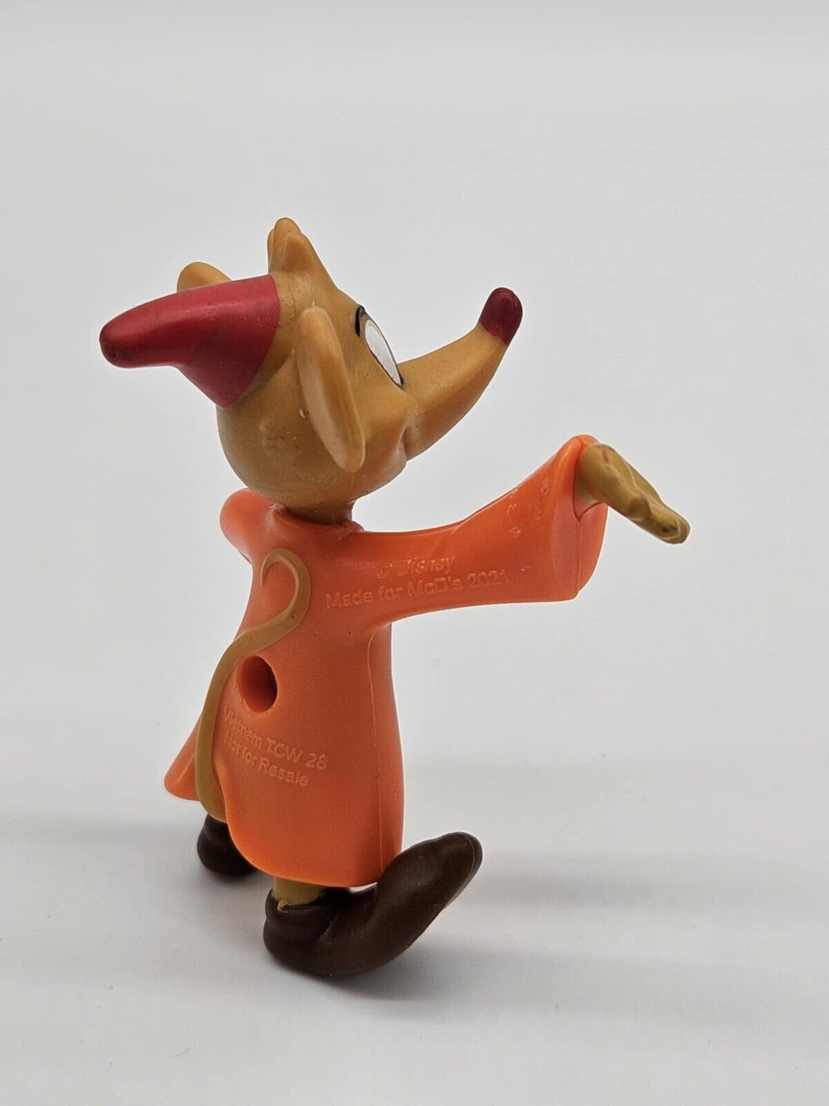 Disney's Jaq Mouse from Cinderella Figure Orange Coat A4