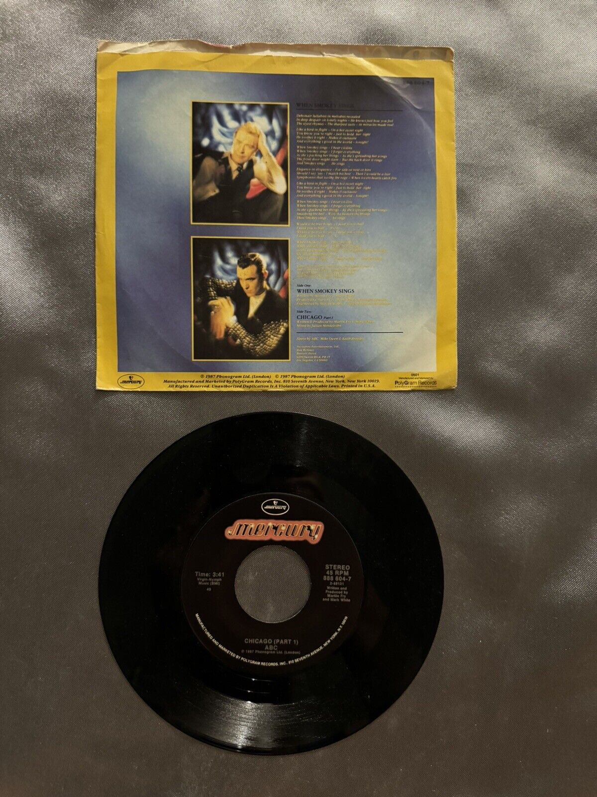 Abc - When Smokey Sings - Musik 30.5cm Vinyl Single 45