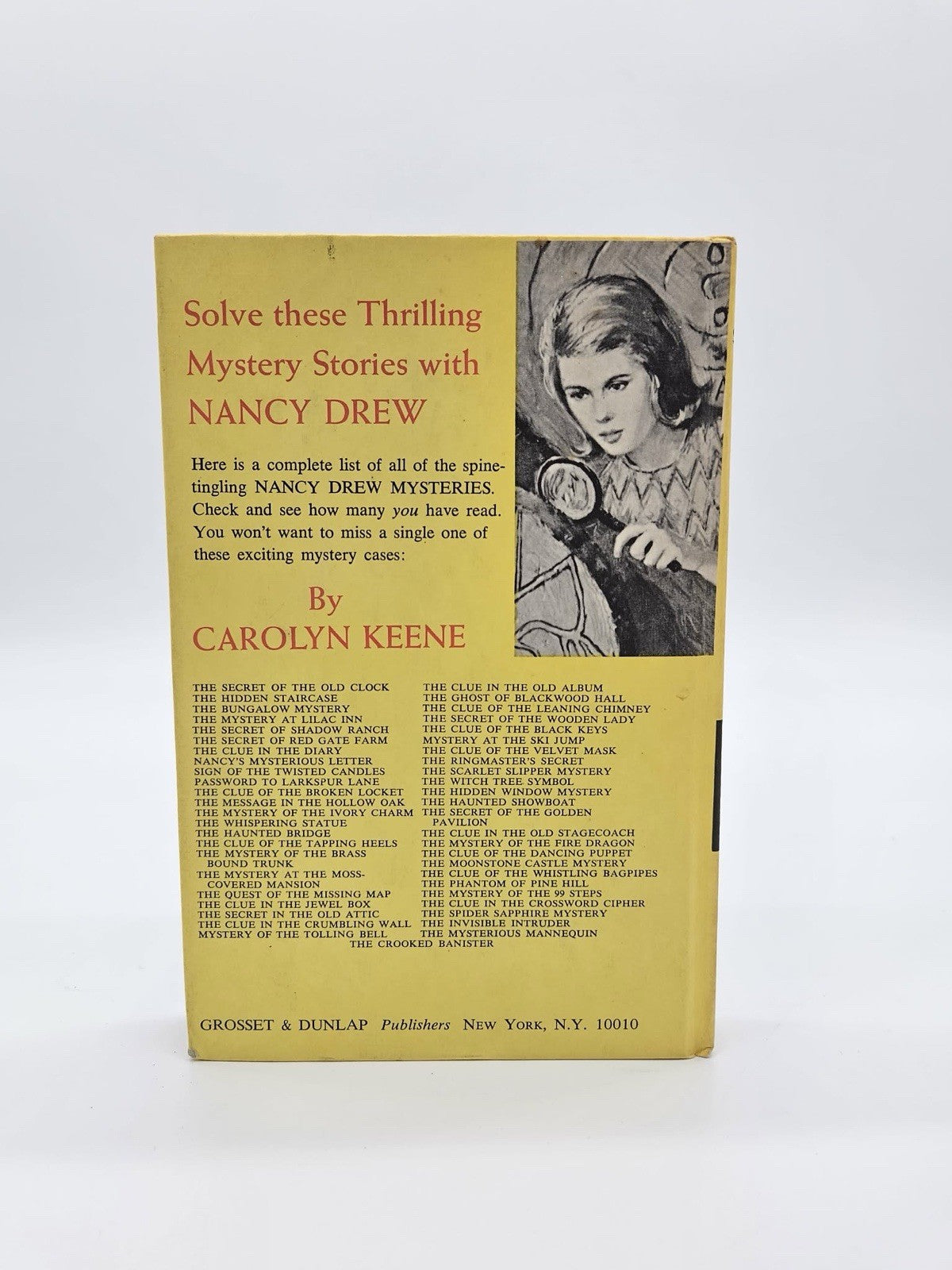 Nancy Drew #35 The Haunted Showboat HBDJ ~ Carolyn Keene ~ Vintage Mystery Book