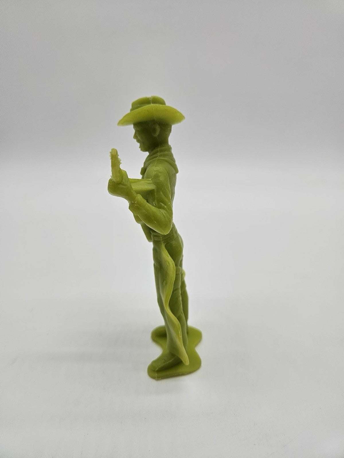 Singing COWBOY plastic toy Vintage 5" dime store w/ Guitar Western