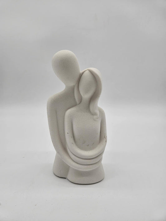 Nordic Modern Decoration Couple Figurine Living Home Resin Abstract Art Statue