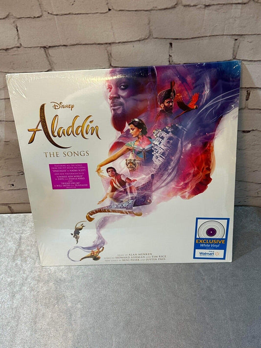 WHITE VINYL----  ALADDIN The Songs (Motion Picture Soundtrack) WALMART LP 0327