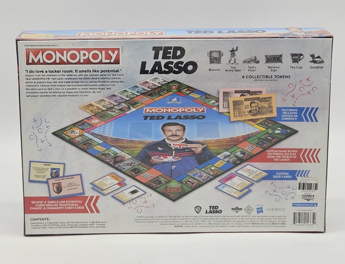 Monopoly Ted Lasso | Officially Licensed Board Collectible Board Game Sealed
