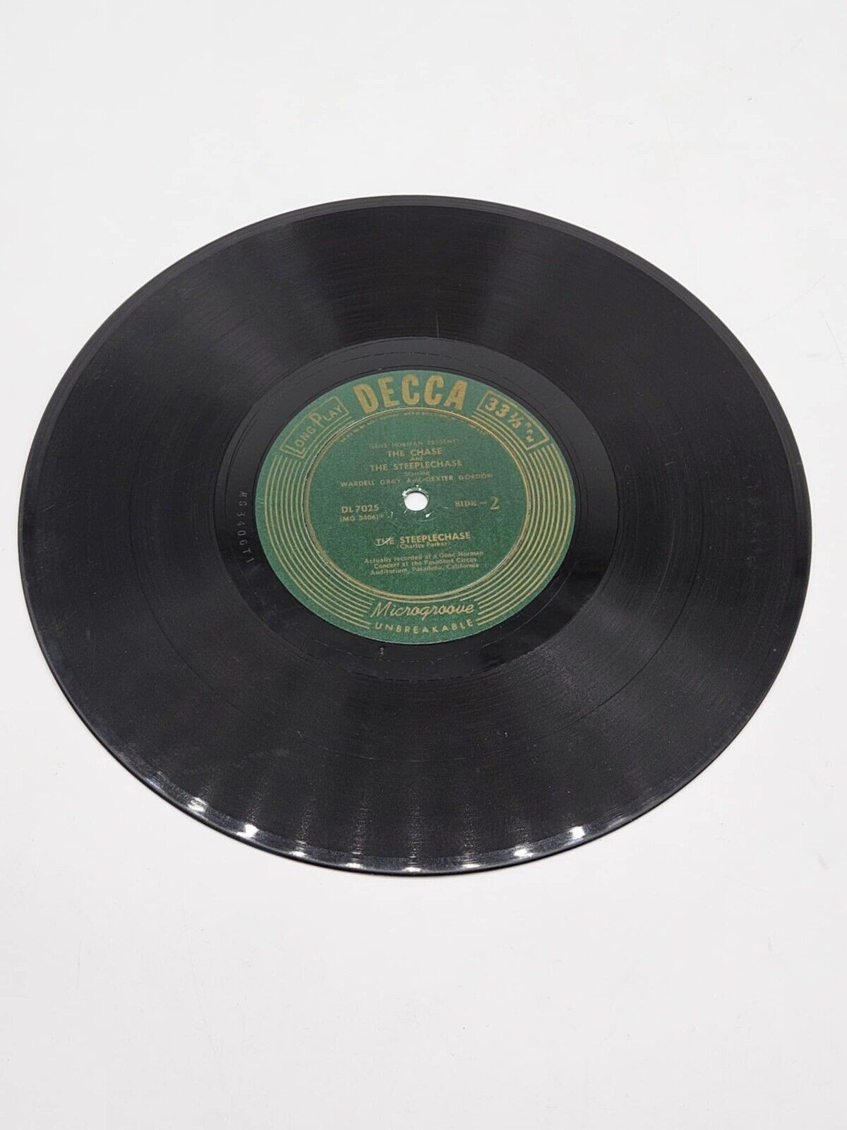 DEXTER GORDON WARDELL GRAY The Chase And The Steeplechase 10" LP US 1952 DG MONO