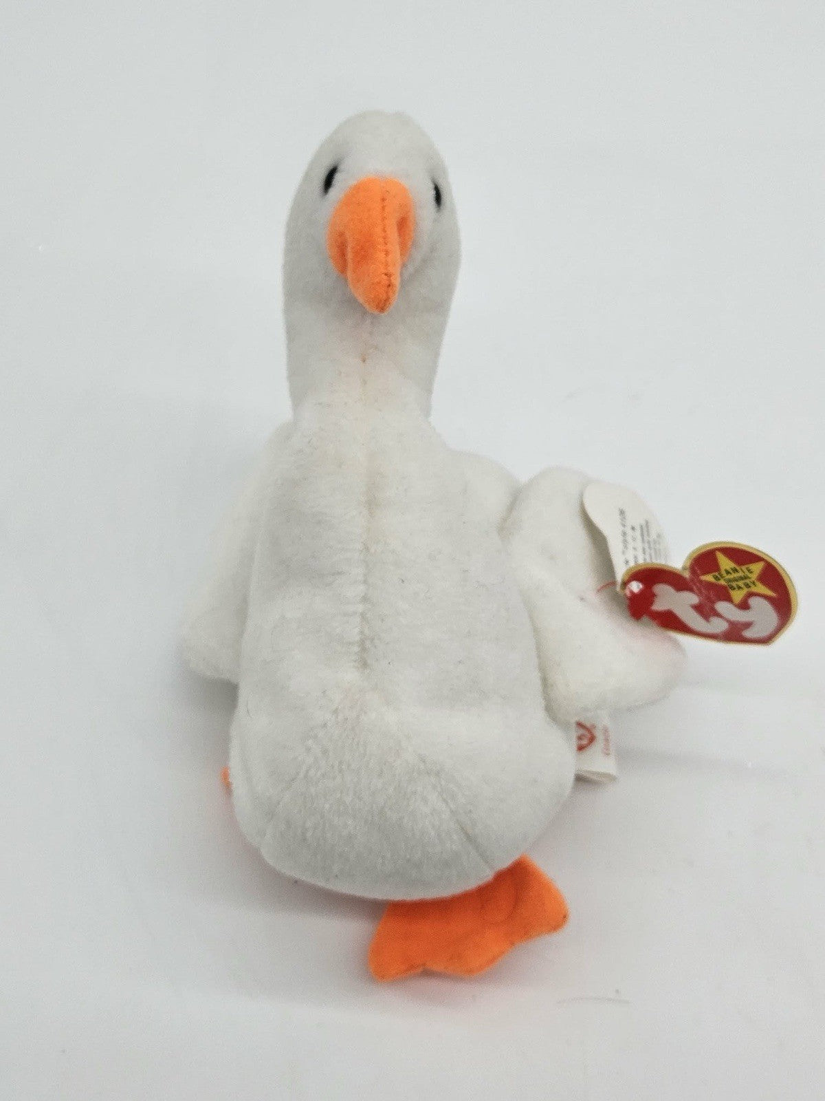 Ty Beanie Babies - Gracie The Swan - 1996 - PVC - DOB June 17, 1996