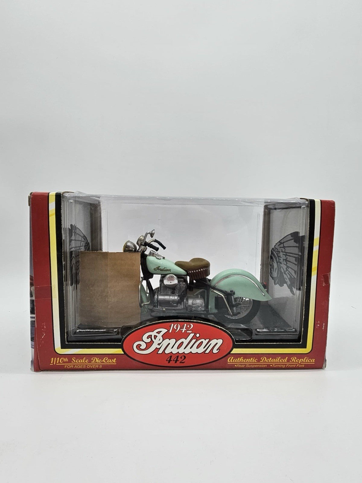 NEW TOOTSIE 1942 INDIAN 442 MOTOR CYCLE 1/10 SCALE