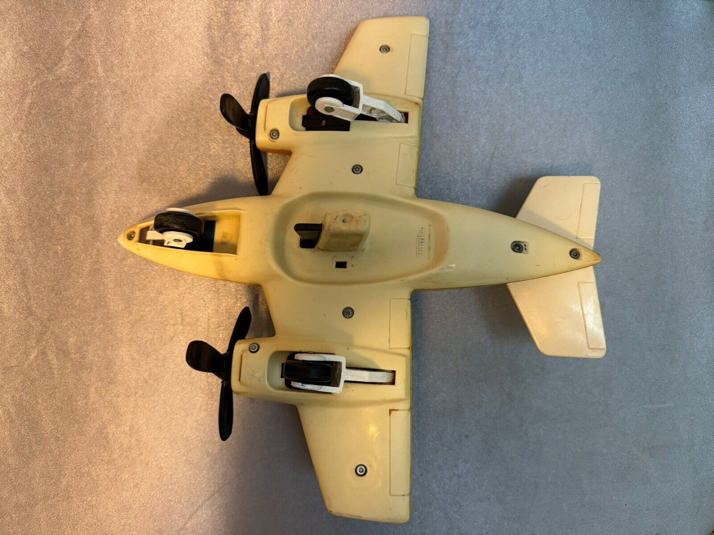 Vintage Tonka Hand Commander Airplane 1979 Jet Plane Yellow Fully Functional