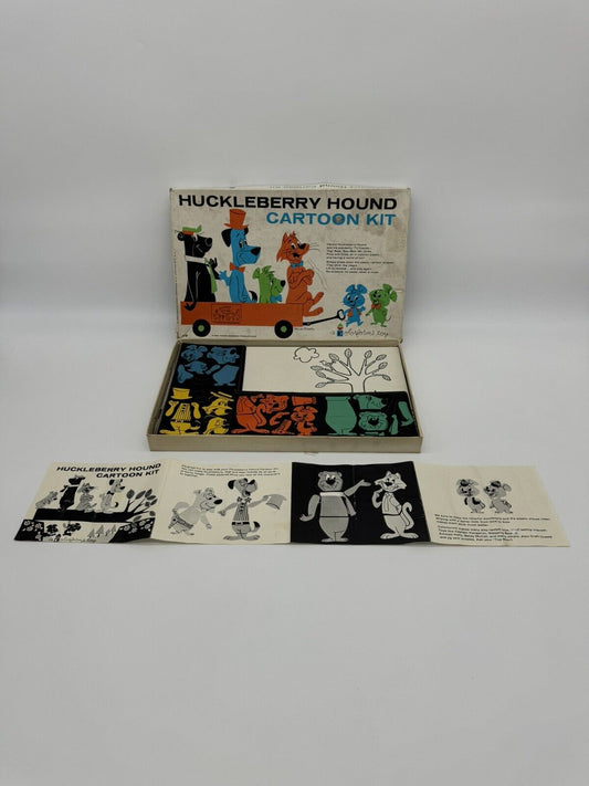 1960 Colorforms Toy Huckleberry Hound Cartoon  kit Hanna-Barbera Productions