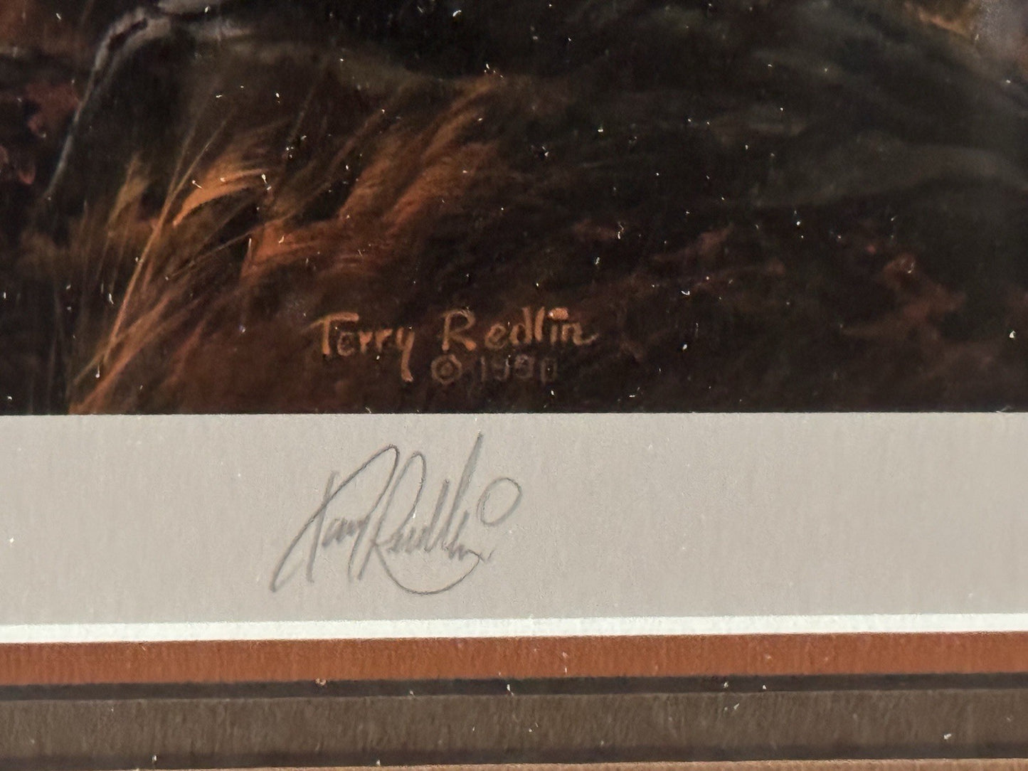 Terry Redlin “Comforts of Home” Signed Limited Edition Lithograph w/ COA