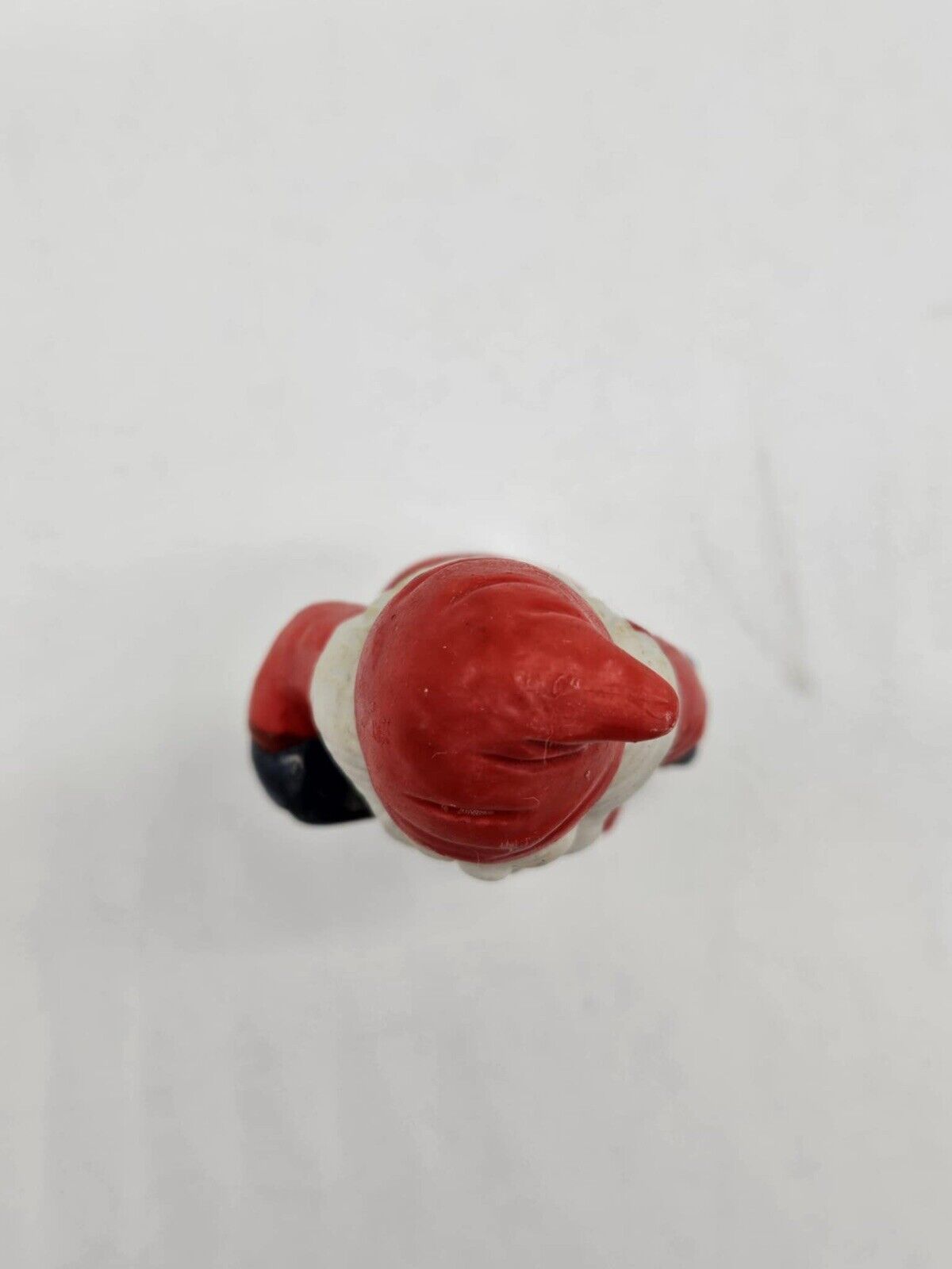 Vintage Ceramic Christmas Scary Gnome Santa Figurine