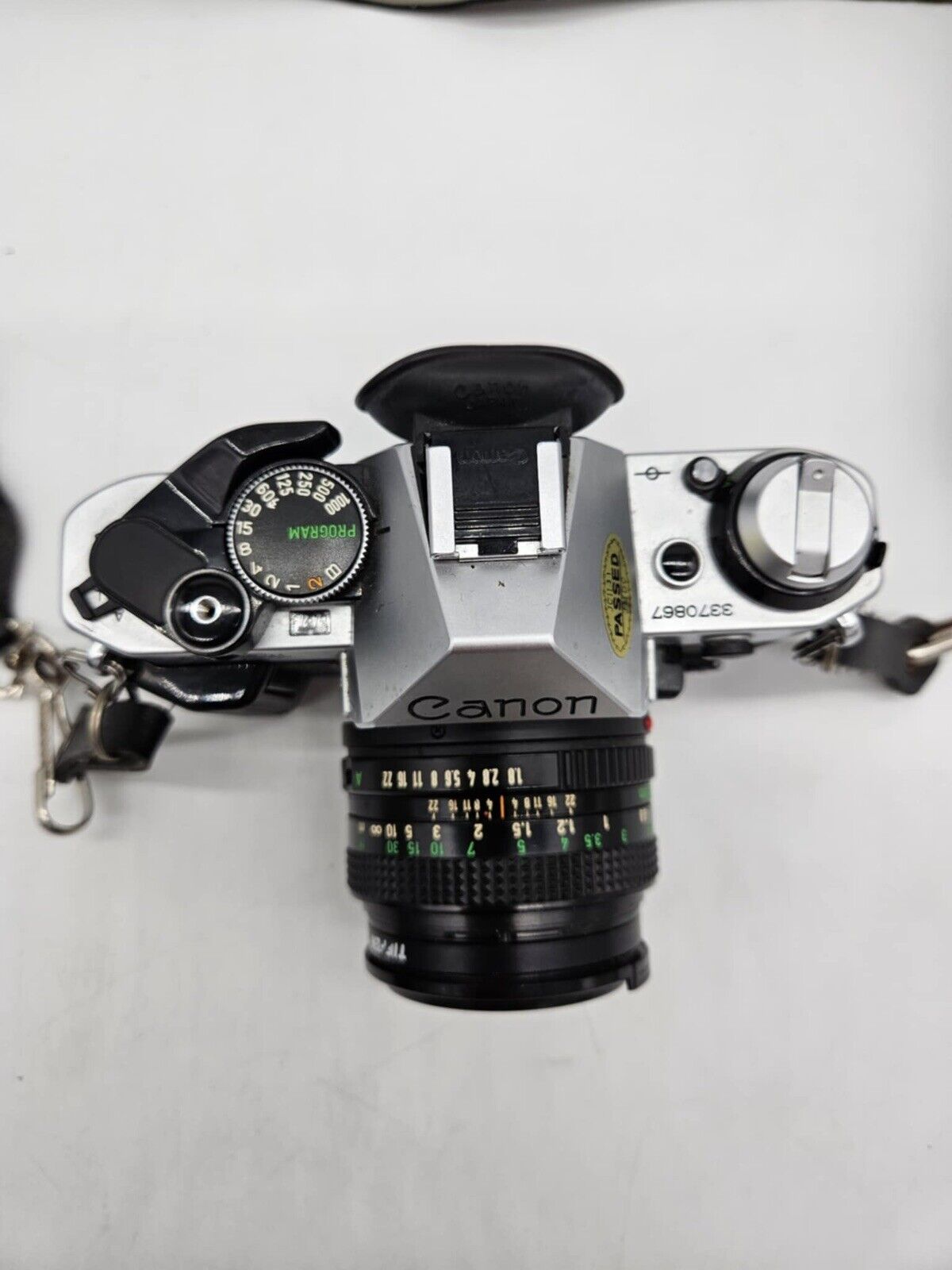 Canon AE-1 Program 35mm Manual SLR Film Camera with 50mm 1:1.8 Lens w/ EXTRAS!!