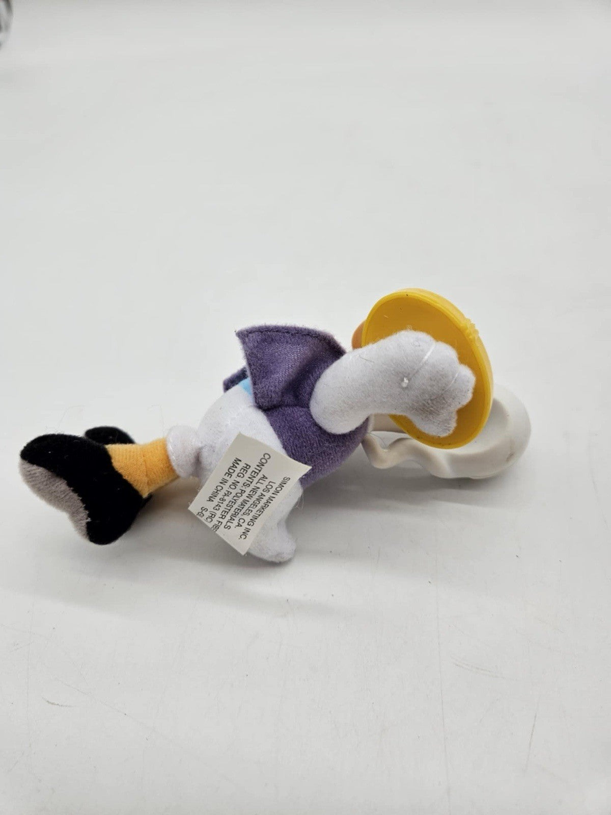 Disney House of Mouse DAISY DUCK McDonald Happy Meal Toy 2001 Pludh Plastic Head