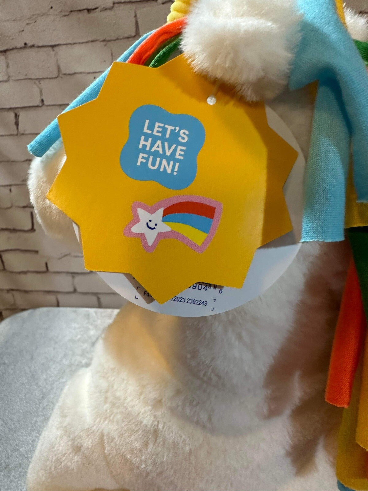 Gigglescape Baby Unicorn White 14" Plush Soft Stuffed Animal NEW CTY MISC