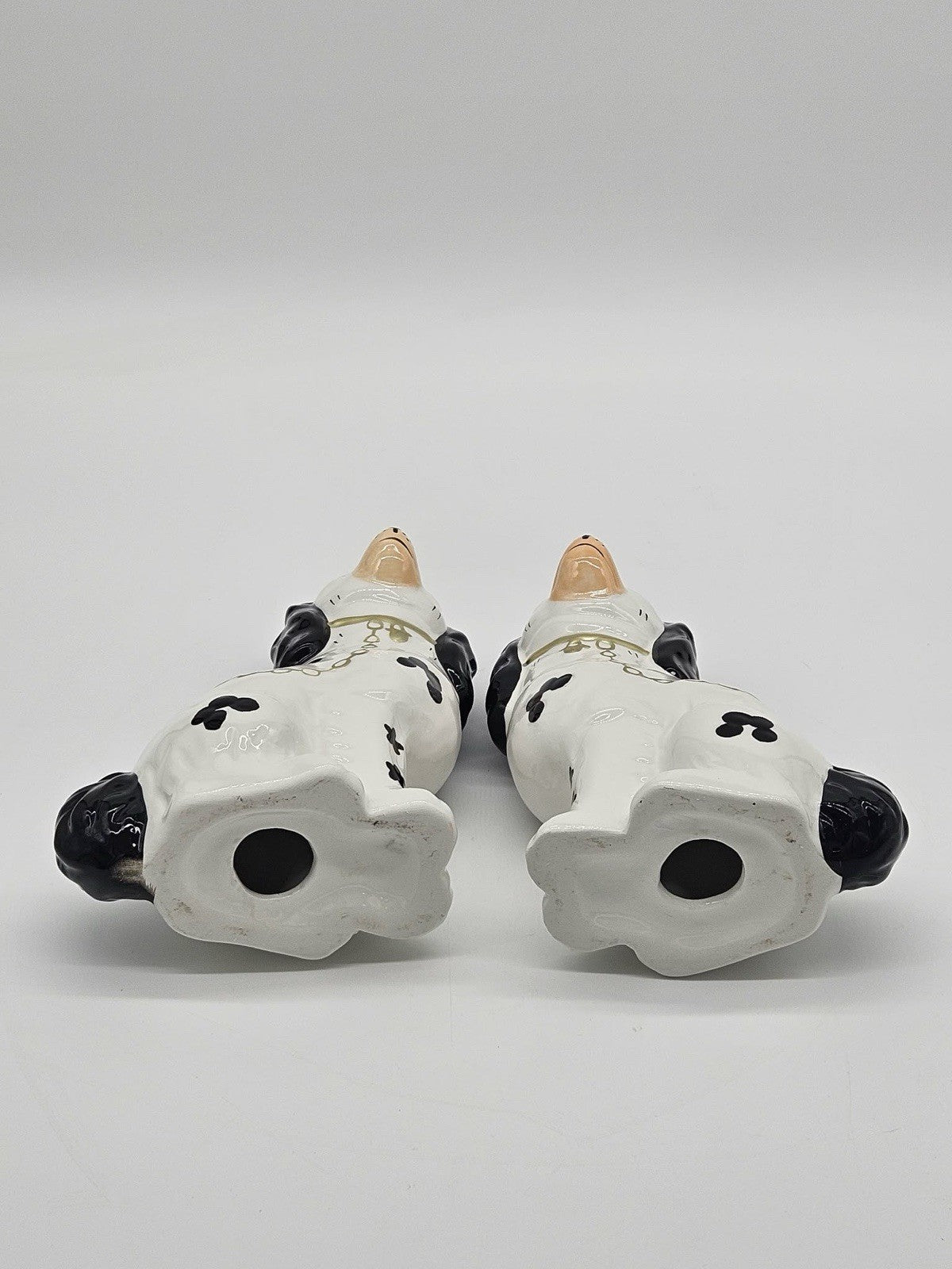 Pair of Staffordshire style Ceramic Cavalier King Charles Spaniel Dogs