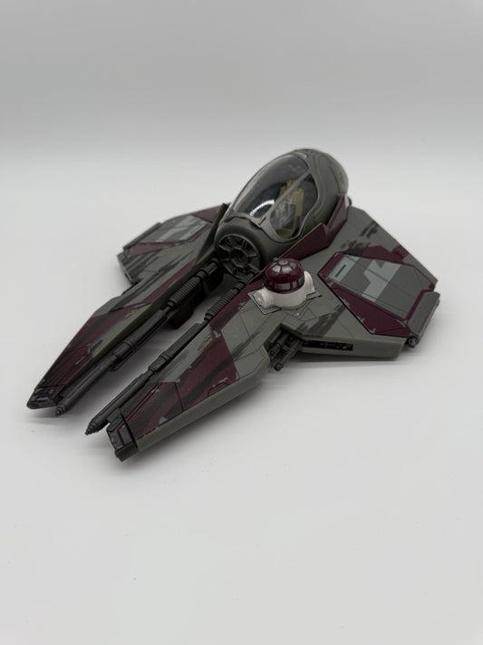 Star Wars Obi-Wan Kenobi Jedi Starfighter Ship Saga Collection 2004 Hasbro C17
