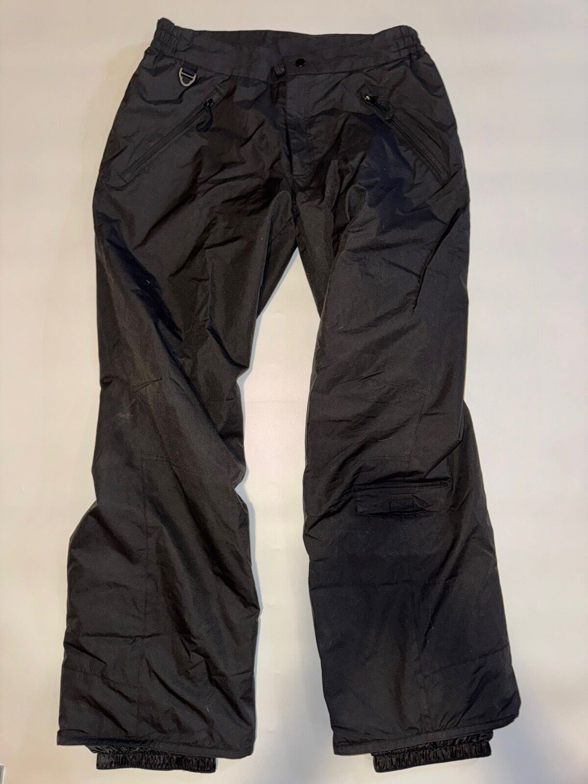 Turbine Womens Snow Pants Large Winter Black Elastic Waist Woman’s Sz XL