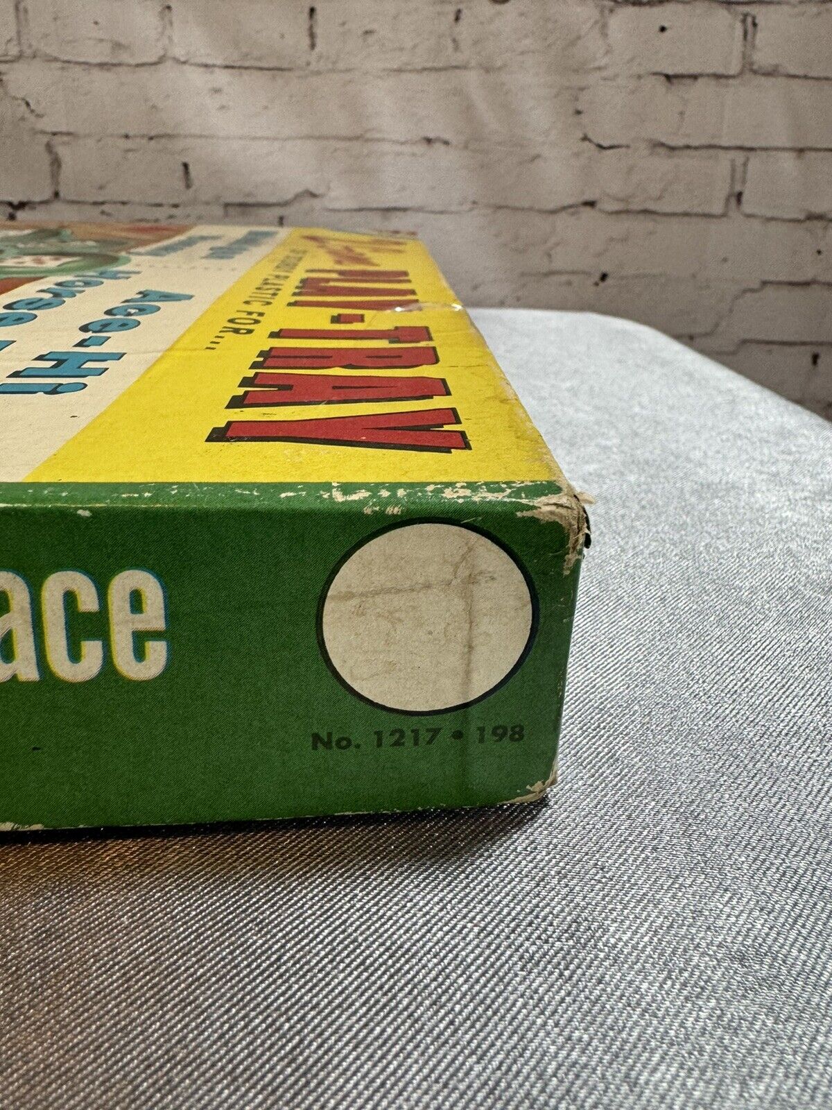 Vintage 1959 Transogram Michigan Rummy Ace Hi Horse Race Game Black Cat VGM