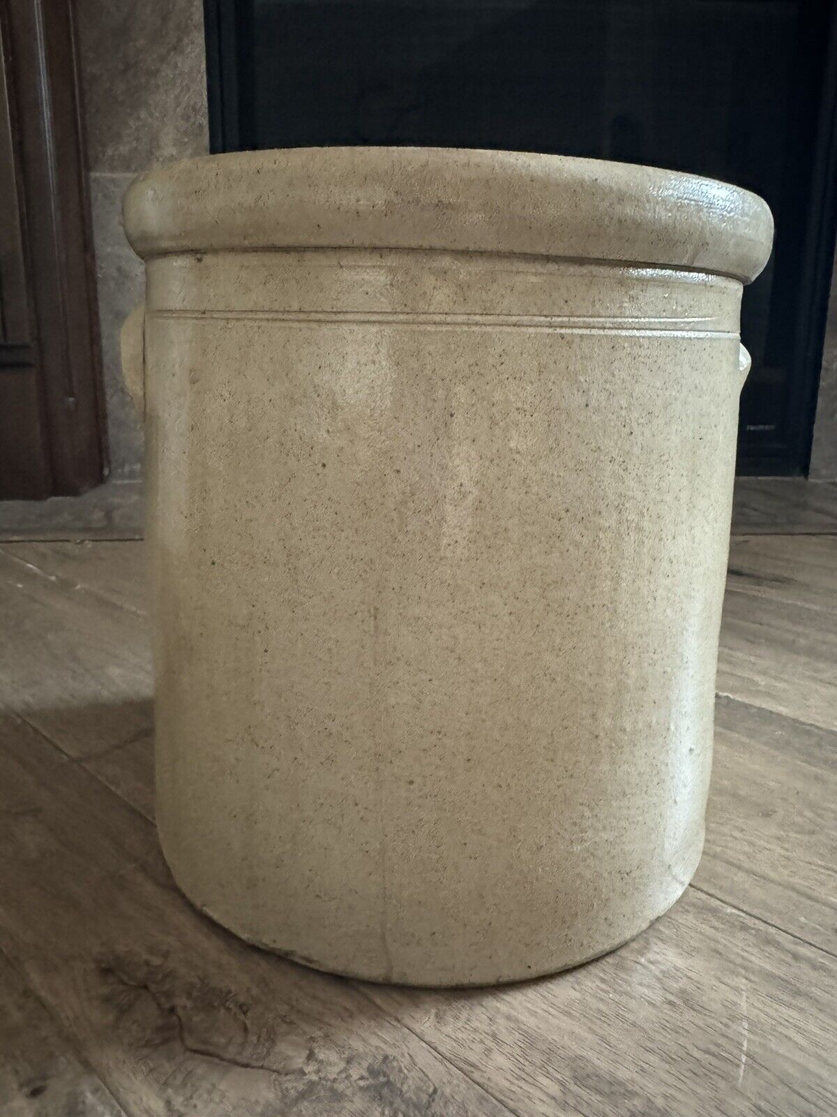 Antique Primitive 3 Gallon Red Wing? Salt Glaze Stoneware Crock