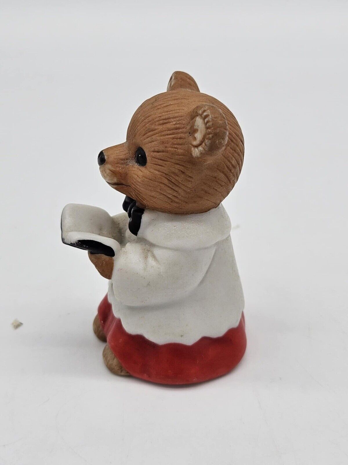 Vintage Homco Holiday Teddy Bear Choir Carolers Porcelain Set of 3 #5100