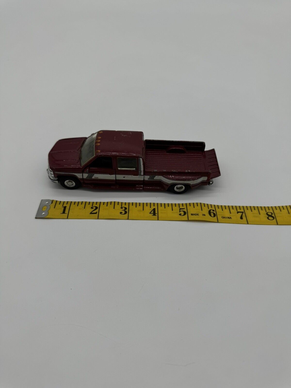 Road Champs 1:43 Scale Chevrolet Big Dooley Pickup Dark Red Version 006