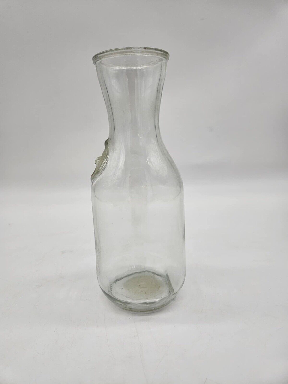 Vintage Paul Mason "Since 1852" Glass Milk Bottle Carafe or Vase Farmhouse Style