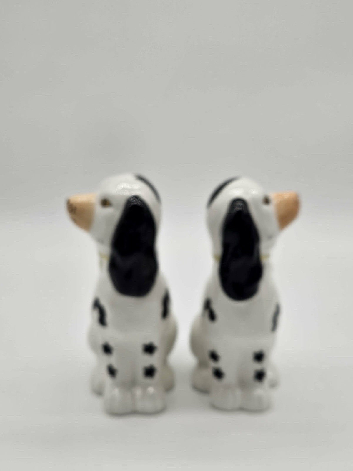 Pair of Staffordshire style Ceramic Cavalier King Charles Spaniel Dogs