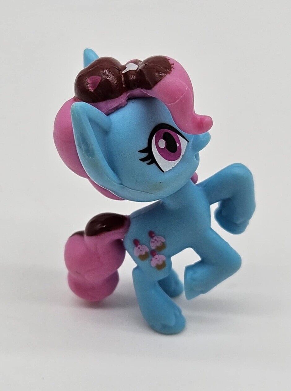 My Little Pony MLP Blind Bag Mrs. Dazzle Cup Cake Mini Figure 1.5" Pink FIM Rare
