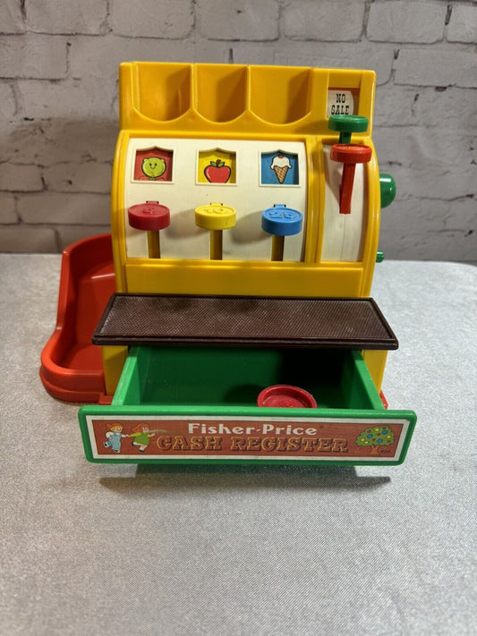 Vtg 1974 Fisher Price Cash Register 926 VTY