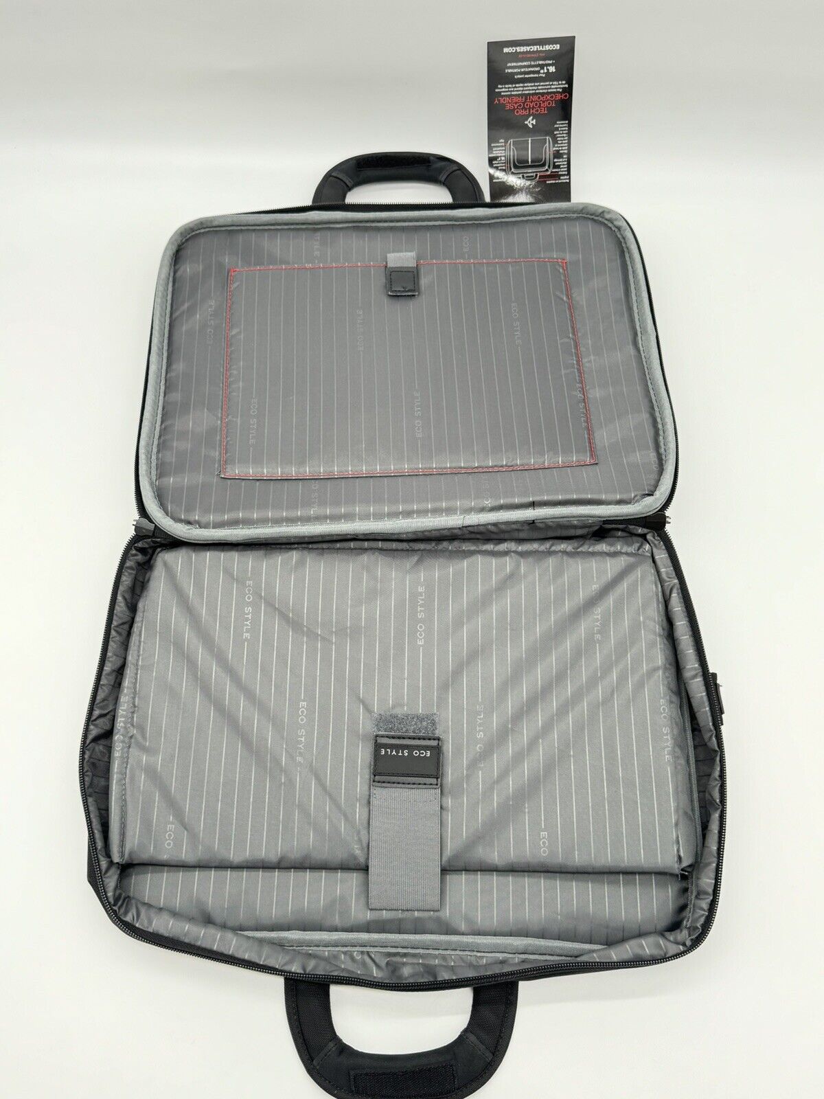 Eco Style TechPro Case 16.1" Topload LapTop Case Bag Black NEW