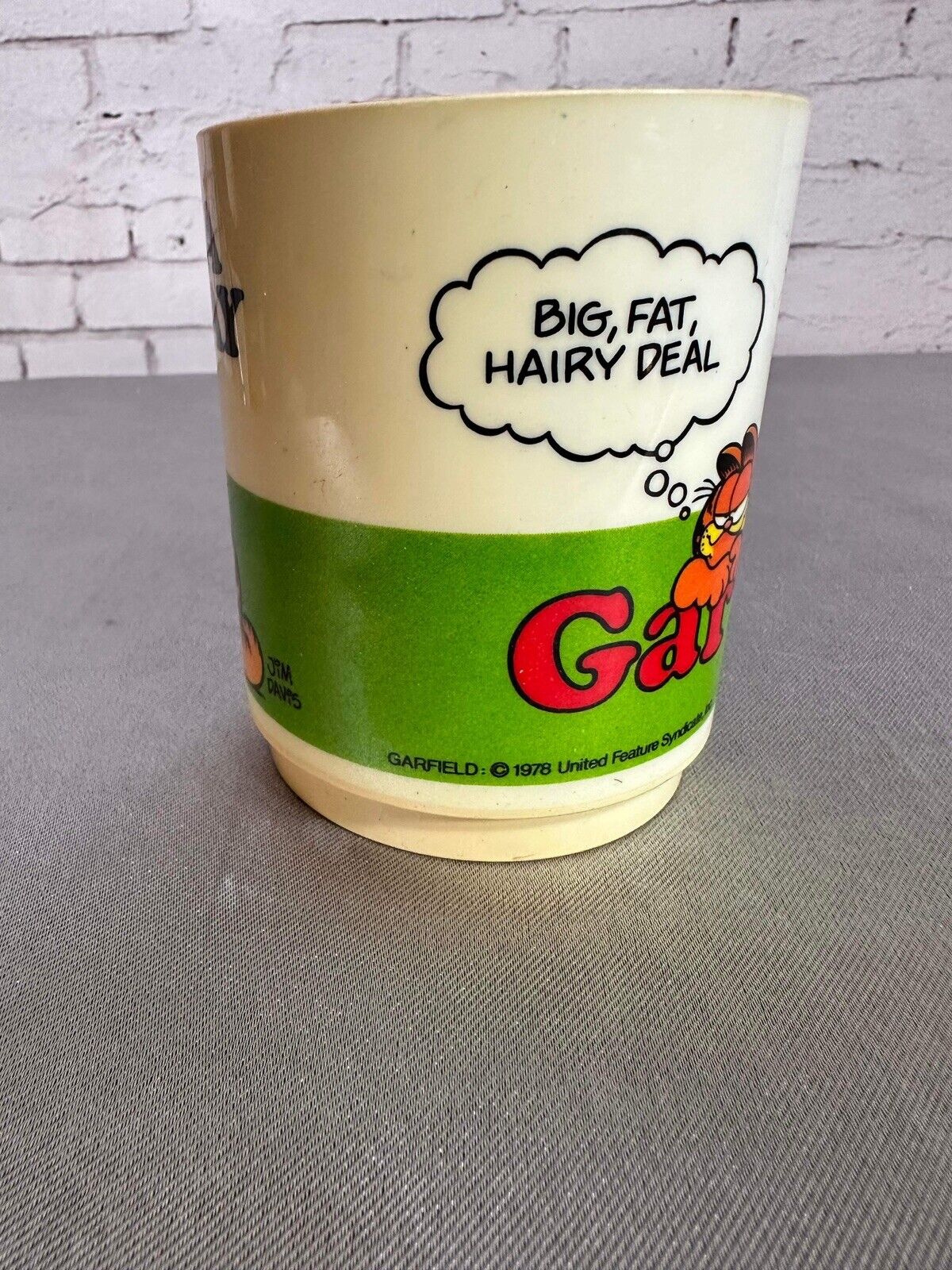 VINTAGE 1978 DEKA GARFIELD HAVE A NICE DAY CUP/GARFIELD JIM DAVIS