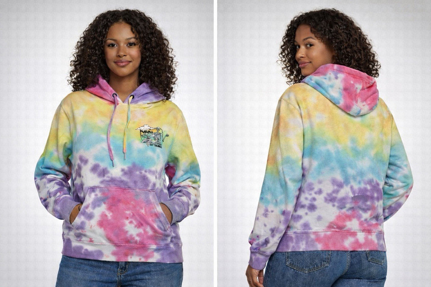 Vans Off The Wall Tie Dye Hoodie Women’s Small