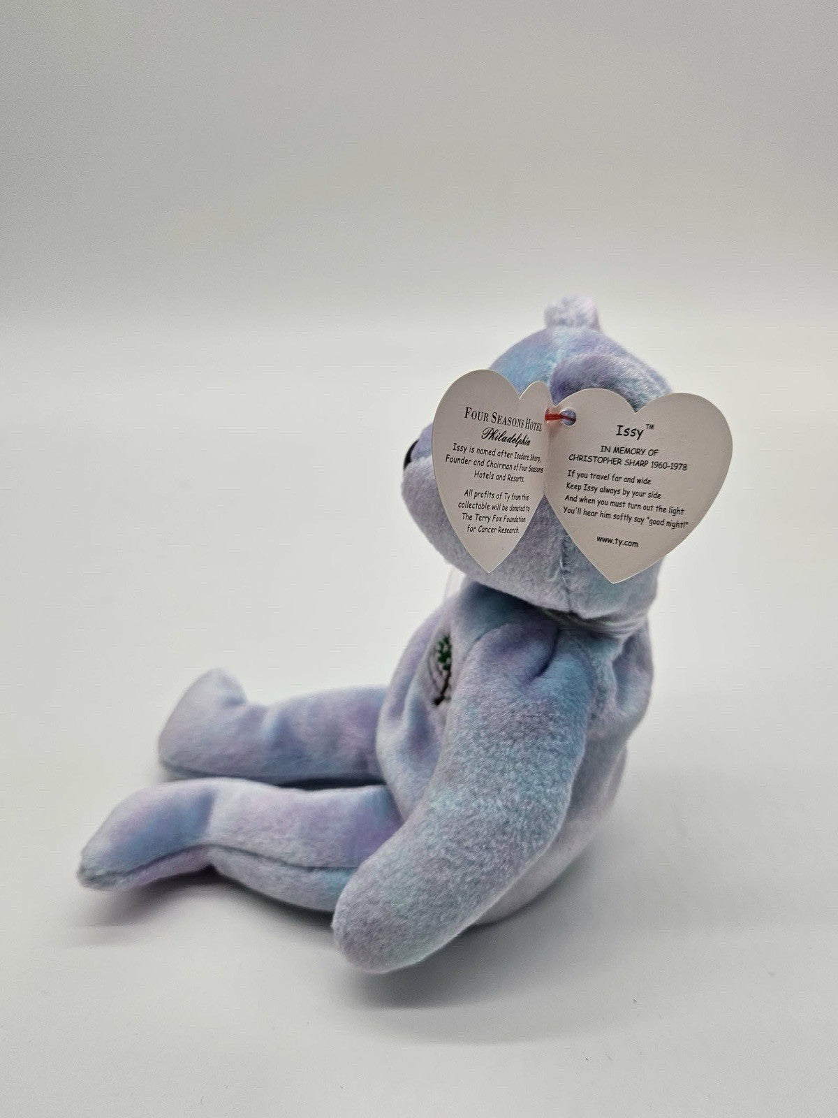 TY Beanie Baby - ISSY the Four-Seasons Hotel Bear ( Houston ) (8.5 inch)
