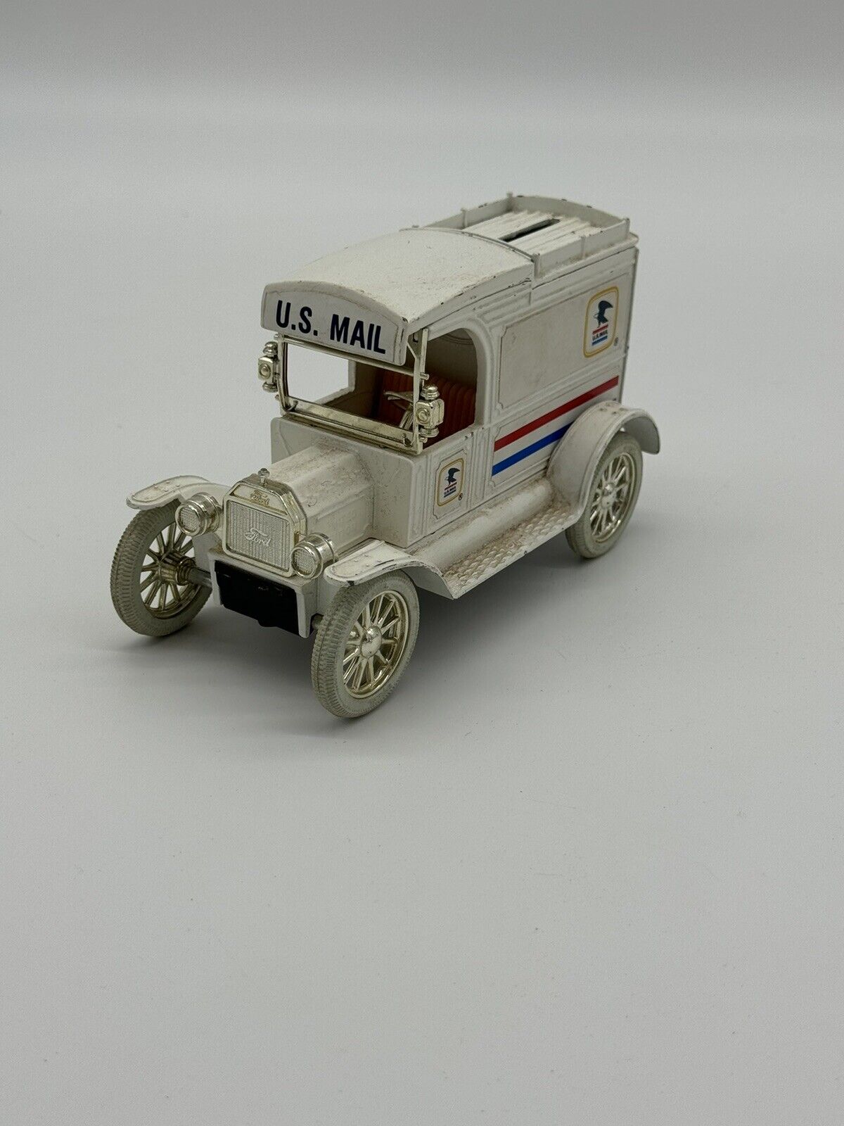 US MAIL 1913 FORD MODEL T DELIVERY VAN BANK ERTL 1989 LTD EDITION 005