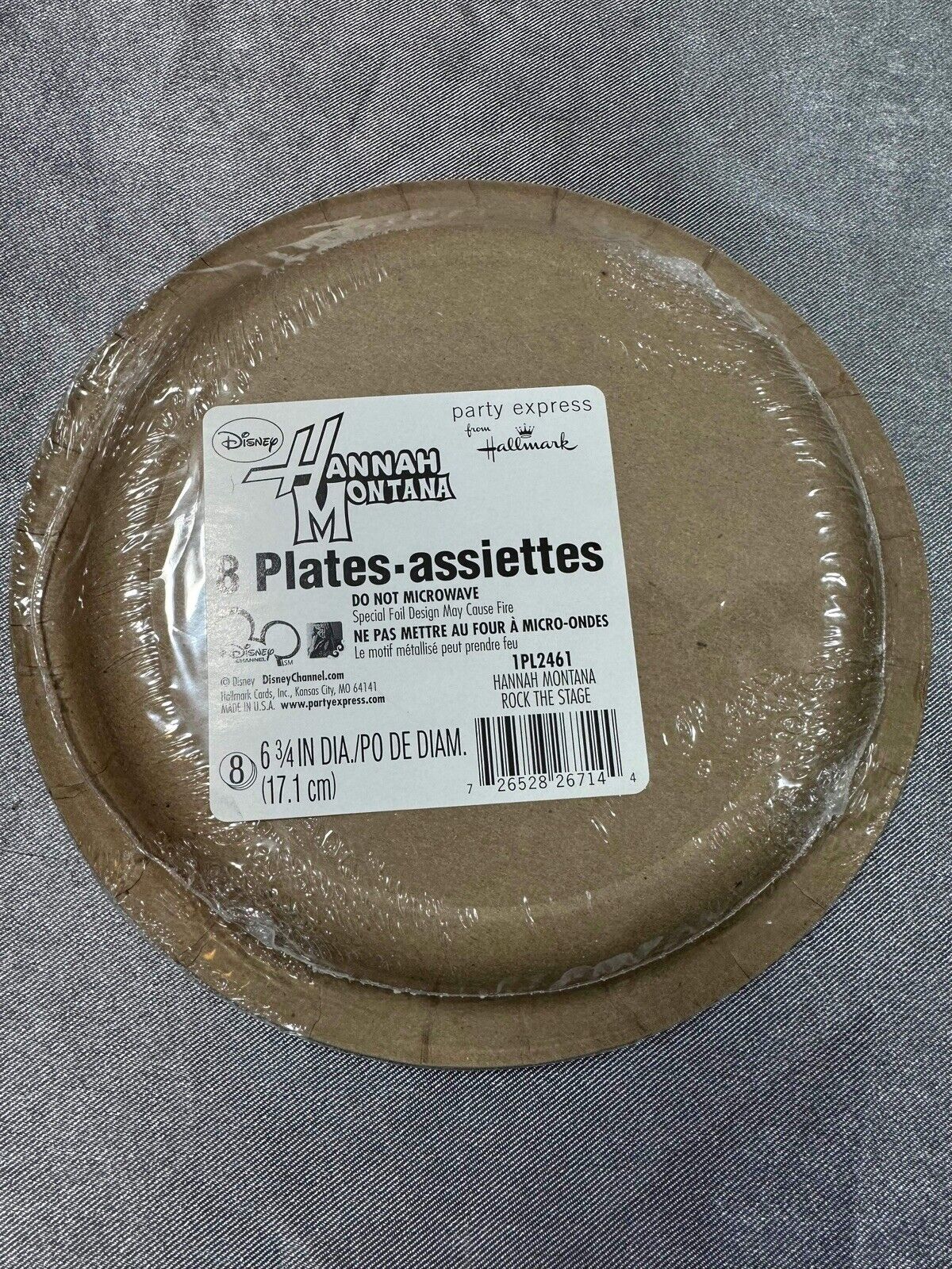 Hannah Montana Hallmark Party Plates