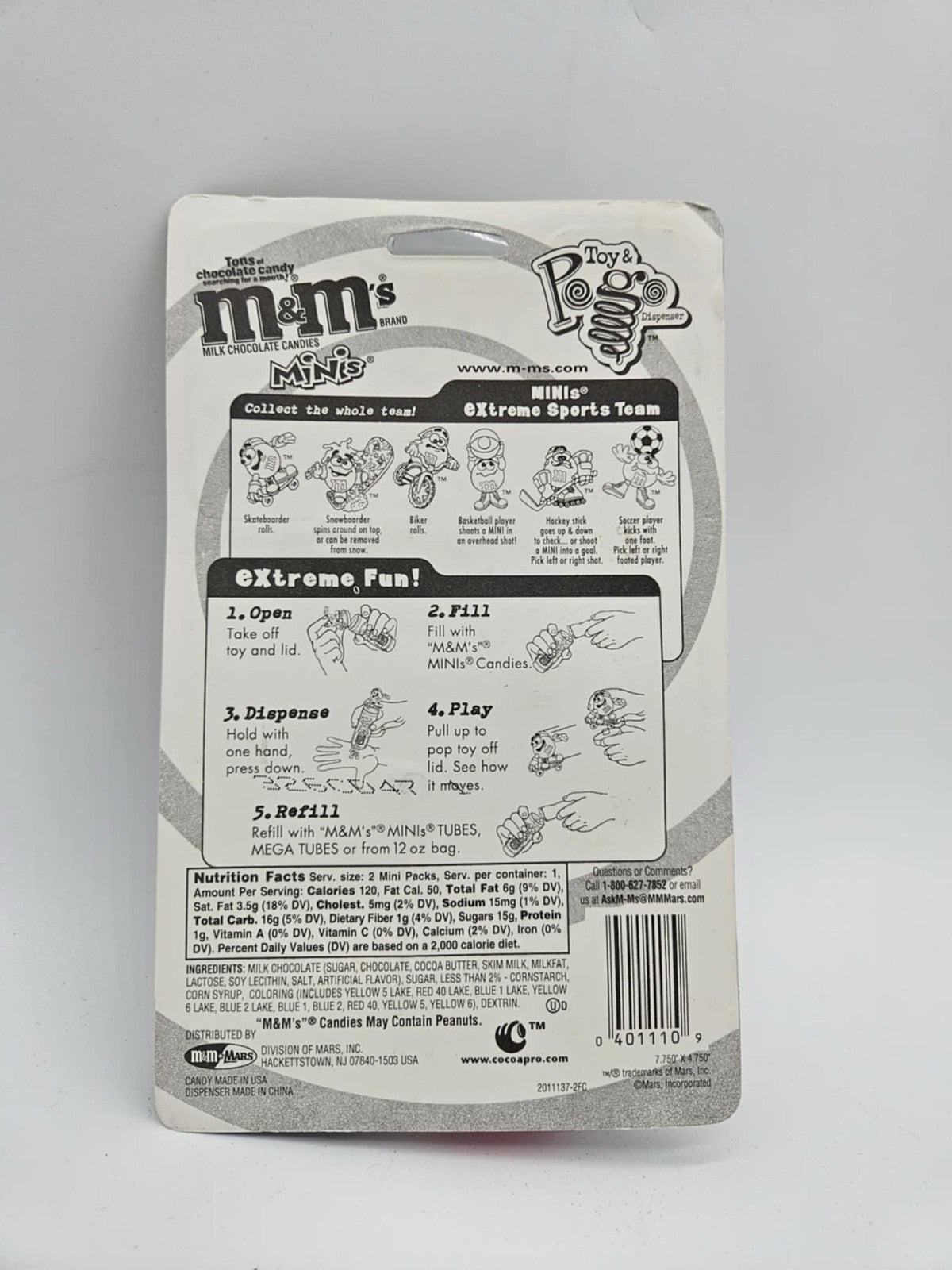 Vintage M&M Mini’s Pogo Extreme Sports Basketball Team