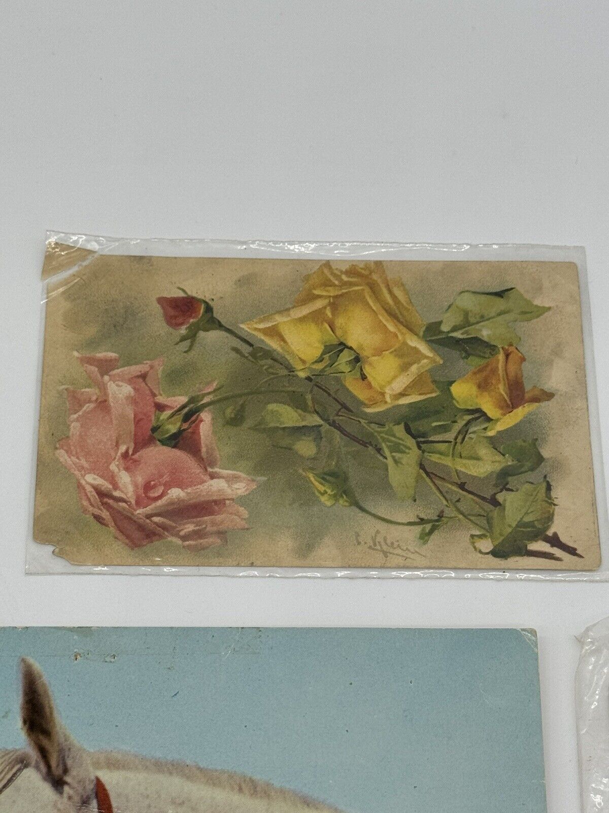 Lot of 8 Vintage Antique Postcards ~ Art Project Material