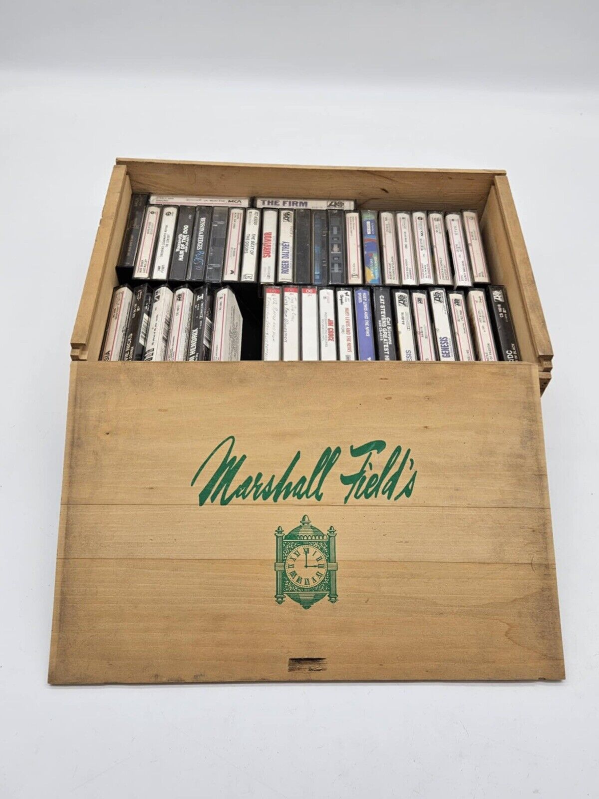 Huge Vintage Classic Rock Cassette Tape Lot 42 Tapes w/ Cases