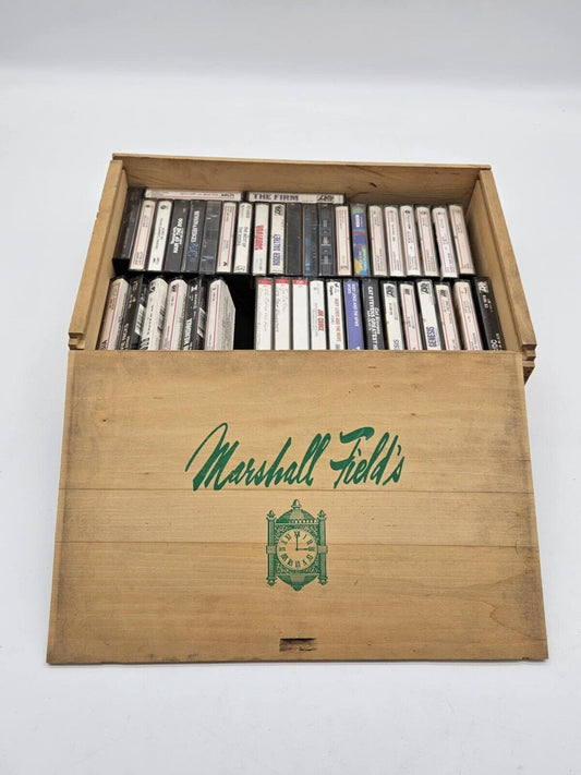 Huge Vintage Classic Rock Cassette Tape Lot 42 Tapes w/ Cases