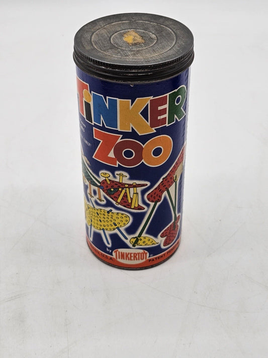 Tinkertoy Tinker-Zoo Vintage 1961 Family Retro Game