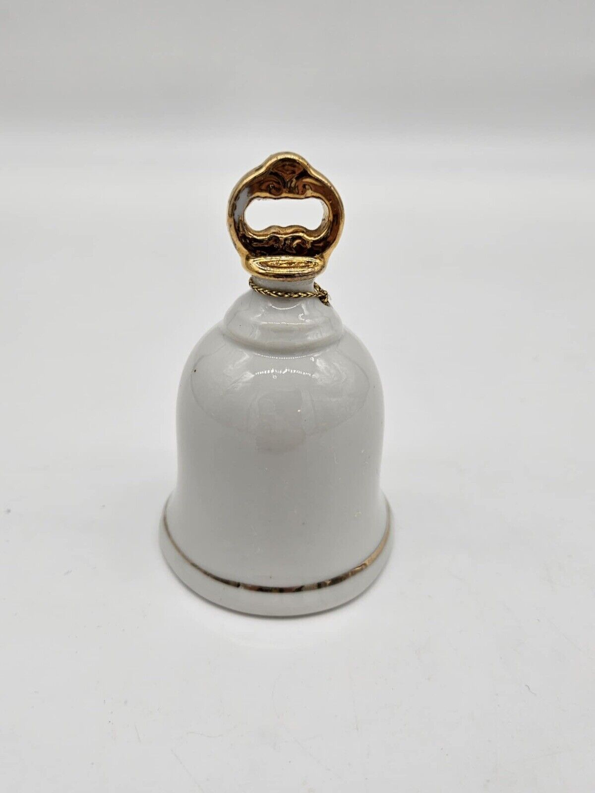 Vintage Enesco Merry Christmas 1979 Fine Porcelain Dinner Bell