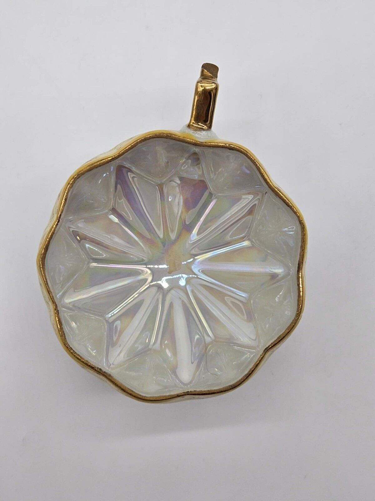 Vintage Royal Sealy Teacup Yellow Diamond Lusterware